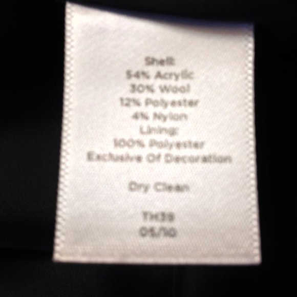 TALBOTS-Textured Wool Blend Jumper Dress - Picture 10 of 10